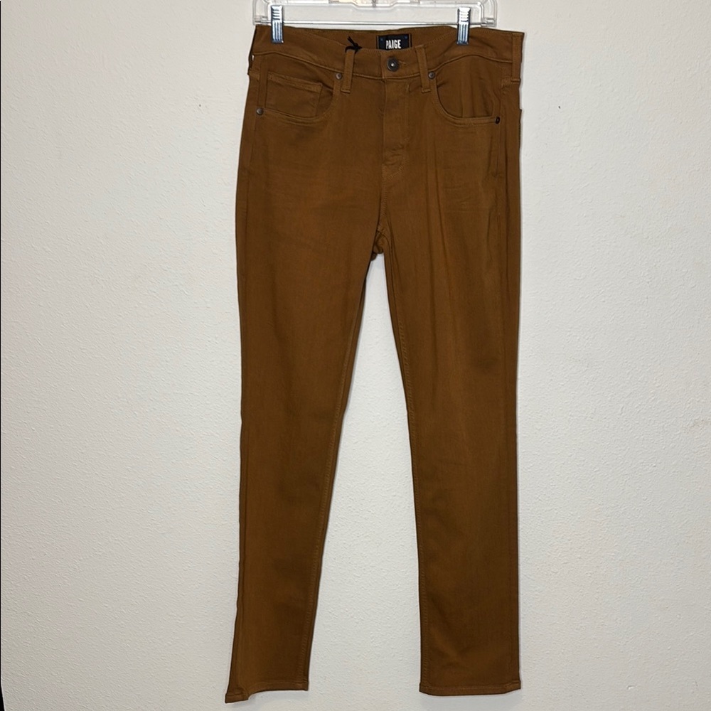 PAIGE size 31 Federal slim straight leg Jeans with Transcend performance fiber